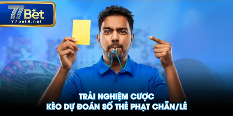 Trải nghiệm cược kèo dự đoán số thẻ phạt chẵn/lẻ